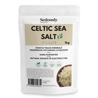 CELTIC SEA SALT COARSE : FRANCE - HAND HARVESTED : MINERALS :Grey : 100% Natural