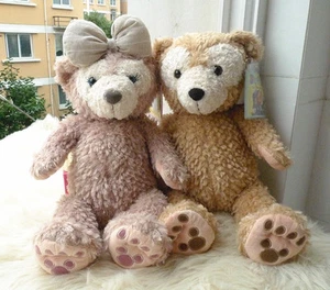 New Disney 17" SHELLIE MAY Duffy Bear Plush Toy Doll 2PCS Gift - Picture 1 of 1