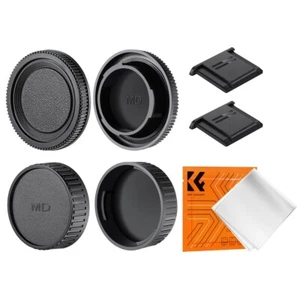 K&F Concept Minolta MD Montaje Cuerpo Tapa Cubierta y Tapa de Lente Trasera y Kit de Cubierta de Zapata Caliente - Imagen 1 de 7