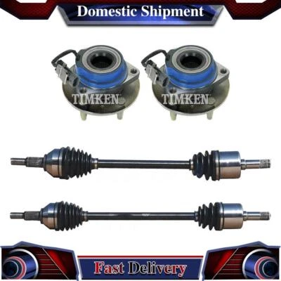 Conjunto de cojinete de rueda y buje de eje trasero CV para Cadillac STS 2005-11 Foto 1 de 4