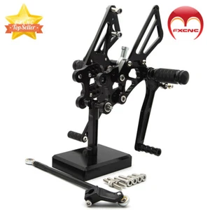 For Kawasaki Ninja ZX-14R ZX14R ZZR1400 2012-2024 Foot pegs Rearsets Rear set - Picture 1 of 9