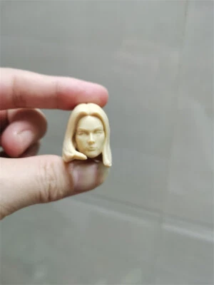 Unpainted 1:12 White Phoenix Head Sculpt For 6" Female Soldier Figure Body Toys - Image 1 of 4
