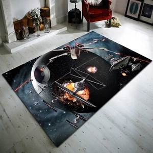 Star Wars Rugs,Starwars,Starwars Patterned Rug,Star wars floor Rug,Kids Room Rug - Picture 1 of 11