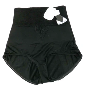 Heavenly Secrets Hi Waist Tummy Control Brief - Panty Black 1X Shapewear New NWT - Picture 1 of 6