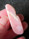 Lovely Peruvian Pink Opal (7.2 Grams / 42 Mm) Tumblestone (2)  'Heart'