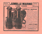 1910 MARINE BINOCULARS ORIGINAL AD IN FRENCH