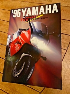 Yamaha 1996 96 Full Line Sales Leaflet Brochure X18 A4 SIDES NOS NEW OLD STOCK - Picture 1 of 9