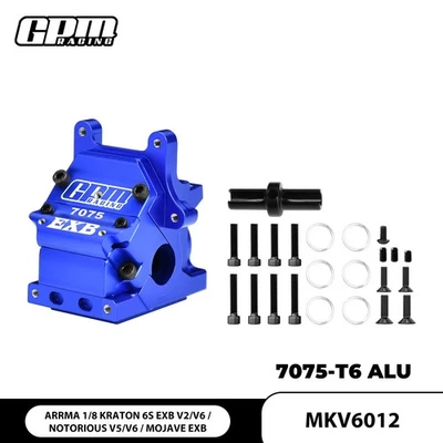 GPM 7075 Alu Front/Rear Gear Box ARRMA 1/8 Kraton 6S EXB V2 V6 Notorious Mojave - Image 1 of 4