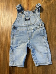Osh Kosh B’Gosh Denim Latzhose Größe 3 Monate Blau Unisex - Bild 1 von 6