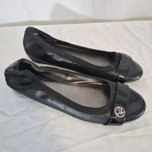Coach Chelsea Cuero Negro Puntera Ballet Pisos Mujer’s 9M. NUEVO - Imagen 1 de 10