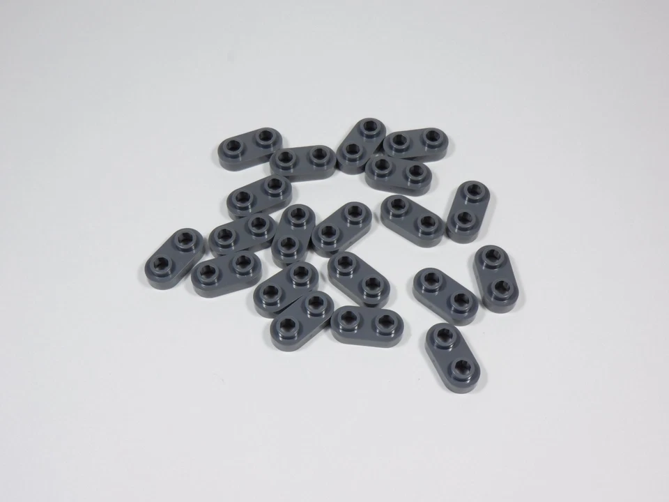 LEGO Lote de 20 Placas Redondeadas Gris Azulado Oscuro 1x2 con Tachuelas Abiertas A6 Foto 1 de 1