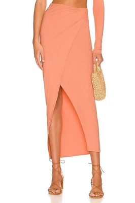 Indah Vanessa Twist Maxi Skirt in Pastel Orange  1/S NWOT $97 - Изображение 1 из 4