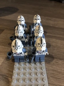Lego Star Wars Minifigure X2 Clone Trooper V-wing Pilot Phase 2 + Blaster - Picture 1 of 3