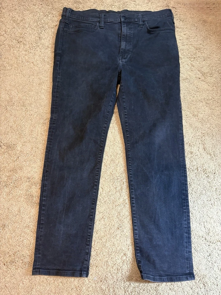 Joe's Jeans Para Hombre 42 Denim DXL Negro Recto Tiro Medio Pierna 5 Bolsillos Preppy Foto 1 de 4