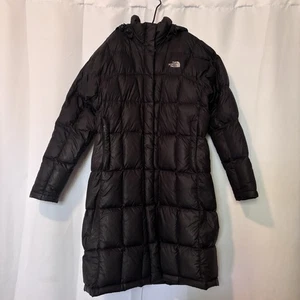 Chaqueta parka acolchada The North Face 550 para mujer talla pequeña negra - Imagen 1 de 17