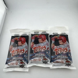 3x 2018 Topps Serie 1 Béisbol ENORME PAQUETE JUMBO FAT-36 Tarjetas-¡KRIS BRYANT! - Imagen 1 de 2