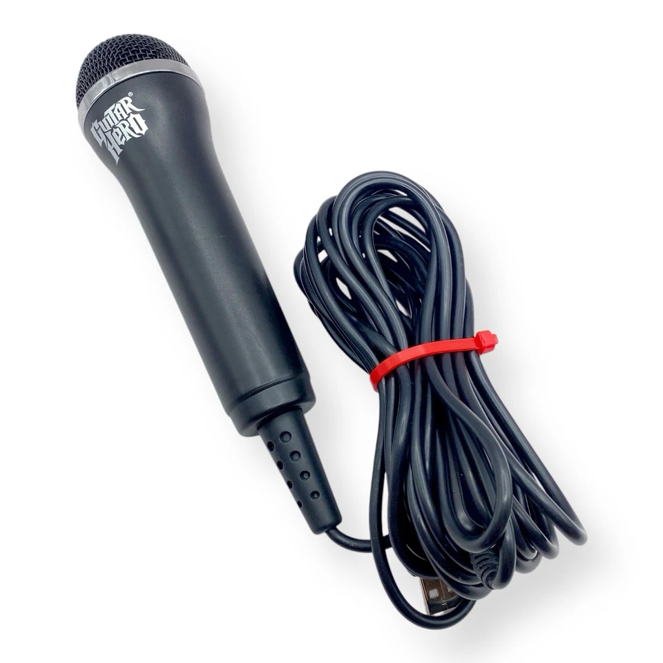 Microfone Guitar Hero USB E-UR20 para Xbox 360 PS2 PS3 Wii vermelho octano - Imagem 1 de 2