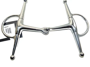 Stainless Steel  Full Cheek snaffle bit 5'' - Picture 1 of 6