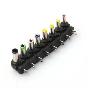 New 8pcs Universal AC DC Power Adapter Plug Charger Tips For PC Laptop- USA Ship - Picture 1 of 4