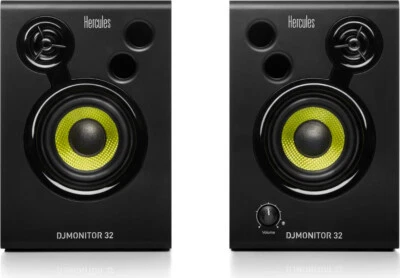 HERCULES Casse Amplificate Acustiche Potenza 30W Woofer + Tweeter DJMonitor 32 - Immagine 1 di 4