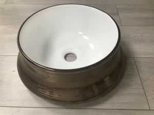 Bathroom Basin Sink Countertop Vessel Bowl Flat Mount NC550 400 - Picture 1 of 4