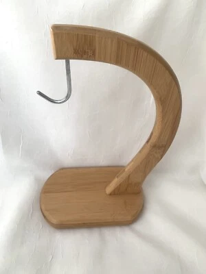 Soporte de fruta vintage soporte de plátano plátano colgante decoración de cocina madera de bambú  Foto 1 de 4