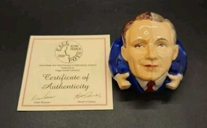 Kevin Francis face pot W Bush / Al Gore split decision trinket box COA - Picture 1 of 9