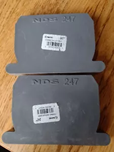 Canal END CAP Lot x2 - Gris - NDS #247 NUEVO! caja abierta Spee-D Channel Grate - Imagen 1 de 4