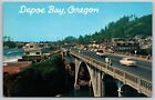Depoe Bay Oregon - Coast Highway 101 And "New" Observation Tower - Postcard