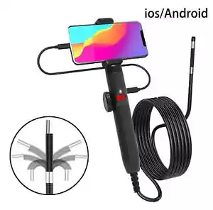 Two-Way 360° Articulating Borescope, 1080P Camera, endoscope with Light, 6mm Wat - Picture 1 of 26