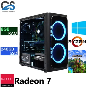 🔥Cheap Gaming PC AMD Ryzen 5 5600G 16GB DDR4 500GB SSD Radeon 7 Windows 11 🔥 - Picture 1 of 7