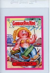 2019 GPK NYC Takeover SMELLY SALLY 2a Pink Parallel Garbage Pail Kids - Picture 1 of 1