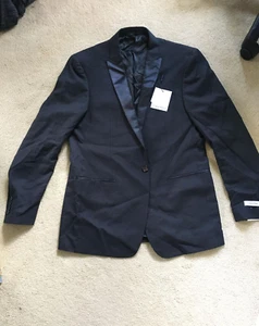 CALVIN KLEIN BLACK SUIT JACKET BLACK (W5) - Picture 1 of 6