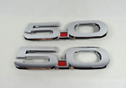 15-23 Ford Mustang GT 5.0 Emblems Front Fender Red Chrome Badge Nameplate Logo Ford Mustang