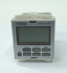 1 x NEW Crouzet Panel Mount Delay Timer w/ Display TOP48D1  89 951 001 - Picture 1 of 2