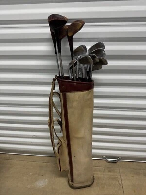 MacGregor Chieftain Vintage Golf Clubs Wood Drivers & Stainless Steel 2-9 +more - Image 1 of 4