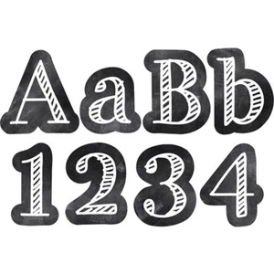 Chalk It Up! Chalkboard 4" Designer Letters Creative Teaching Press CTP0279 - Picture 1 of 1