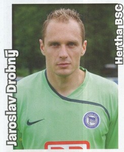 012 JAROSLAV DROBNY # REP.CZECH HERTHA BERLIN STICKER SANDWICHES FOOTBALL 2009