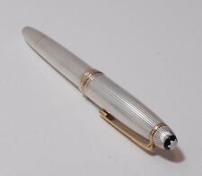 Montblanc Meisterstuck Solitaire Sterling Silver Fountain Pen 18K 4810 (Germany)