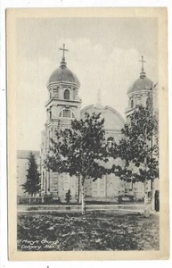 Calgary Alberta AB Postcard St. Mary's Church Street View White Border Unused - Bild 1 von 2