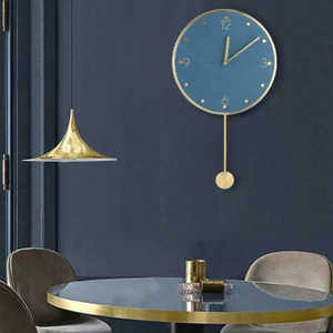 Simple Modern Swing Clock With Pendulum Wall Clock Decor For Home - Picture 1 of 19