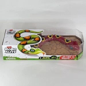 RoBo Alive Serpiente Deslizante Juguete Robótico a Batería Rojo Amarillo Zuru Nuevo - Imagen 1 de 9