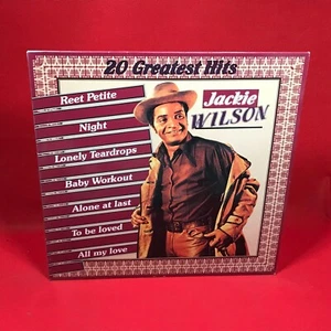 JACKIE WILSON 20 Greatest Hits 1985 vinyl LP best of Reet Petite record - Picture 1 of 4