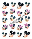 Disney Princess Mickey Minnie Nail Art Sticker Decal Manicure Water Transfer