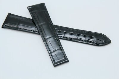 OEM CHOPARD 20/16mm Crocodile Watch Strap for Deployment Buckle - image 1 of 3