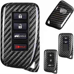Real Carbon Fibre Key Case For Lexus S350 ES250 ES300h ES350S ES GS IS NX RC - Picture 1 of 11