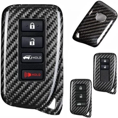 Real Carbon Fibre Key Case For Lexus S350 ES250 ES300h ES350S ES GS IS NX RC - image 1 of 4