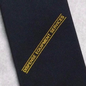 Tie Necktie Vintage Mens Company Corporate DISPENSE EQUIPMENT SERVICES - Picture 1 of 4