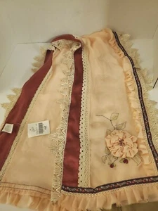 NWT J Jill Limited Edition Pink Scarf Silk Embroidered Flower Bermuda $58 - Picture 1 of 3