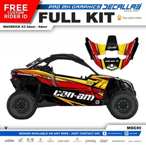 CAN AM MAVERICK X3 MAX Super Durable Graphics Decals Stickers Aufkleber deco kit - Picture 1 of 6